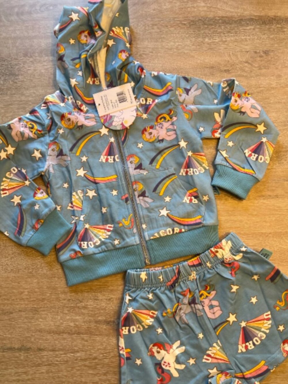Girls My Little Pony Zip up & Short Set | Lola + The Boys